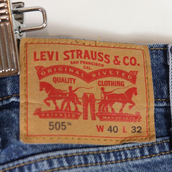 Levi's Strauss 505 Jeans size 40 X 32 - Picture 3 of 4